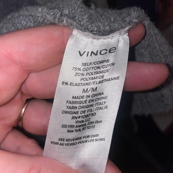 Vince Shawl Collar Open Textured Cardigan - Picture 6 of 8